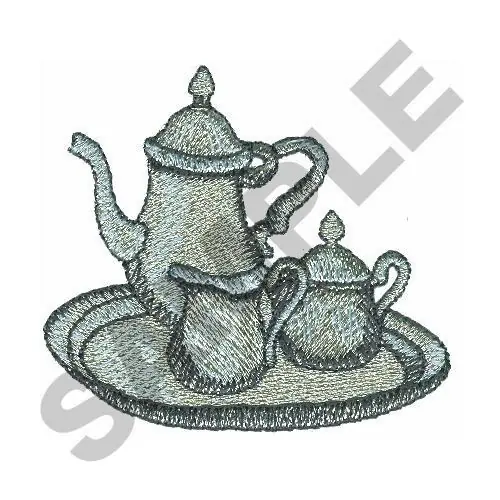 Best Seller TEA SERVICE Embroidery Design