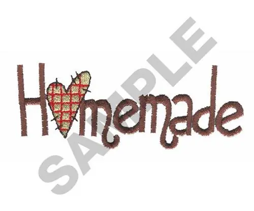 New Arrival HOMEMADE Embroidery Design