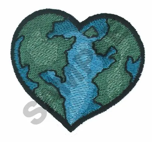 Mega Sale HEART GLOBE Embroidery Design