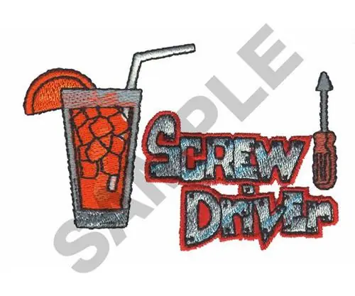 SCREW DRIVER Embroidery Design Affordable