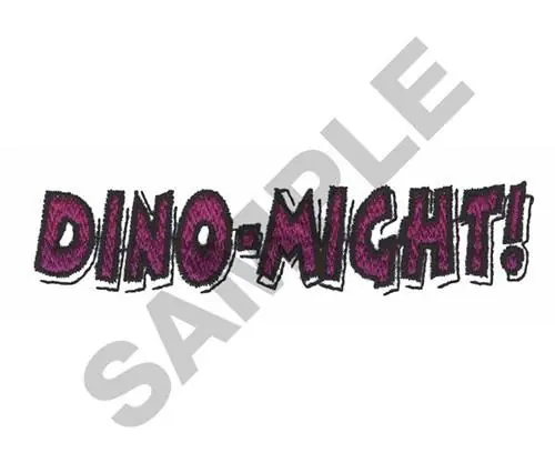DINO-MIGHT! Embroidery Design Clearance