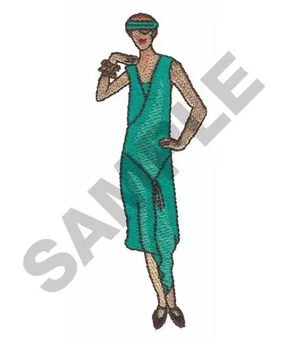 Fan Favorite FLAPPER GIRL Embroidery Design
