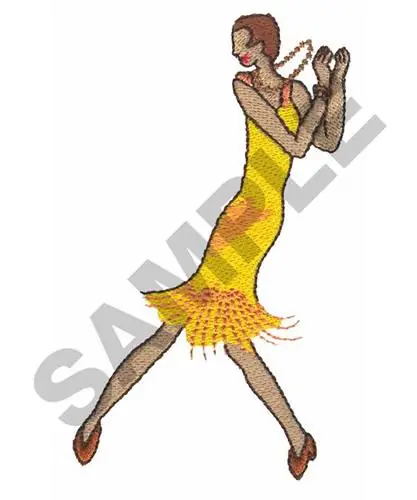 Cheap DANCING FLAPPER Embroidery Design