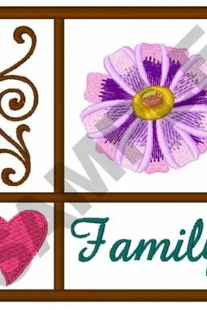 APPLIQUE FAMILY Embroidery Design Top Rated
