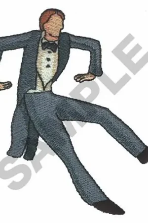 1920S DANCING MAN Embroidery Design Warranty Included