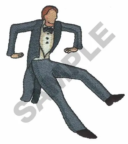 1920S DANCING MAN Embroidery Design Warranty Included