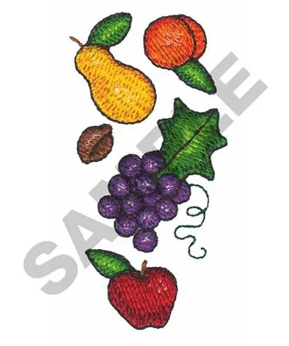 FRUIT MONTAGE Embroidery Design New Arrival