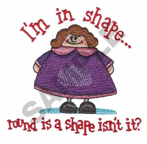 IM IN SHAPE.... Embroidery Design Time-Limited