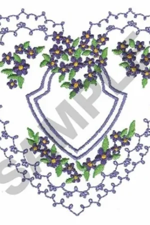 Affordable HEART Embroidery Design