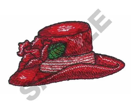 Brand New WOMANS HAT Embroidery Design