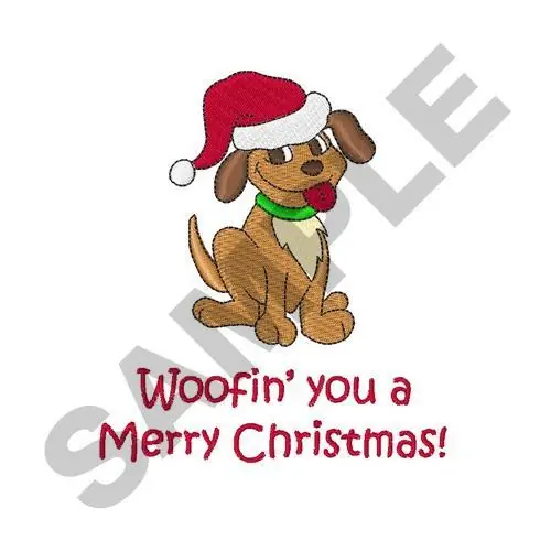 Seasonal Sale WOOFIN YOU Embroidery Design
