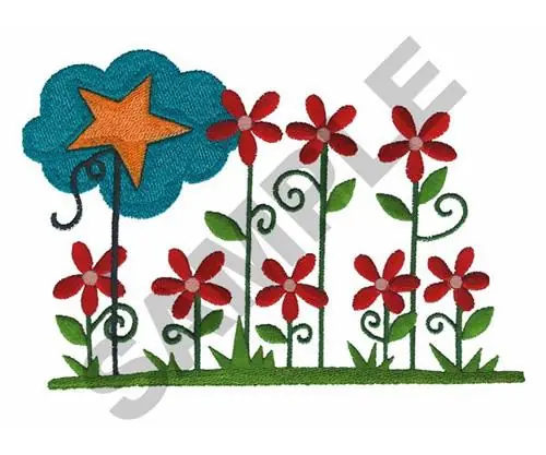 PATRIOTIC GARDEN Embroidery Design Fan Favorite