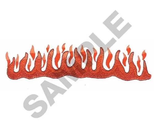 FLAMES Embroidery Design Limited Edition