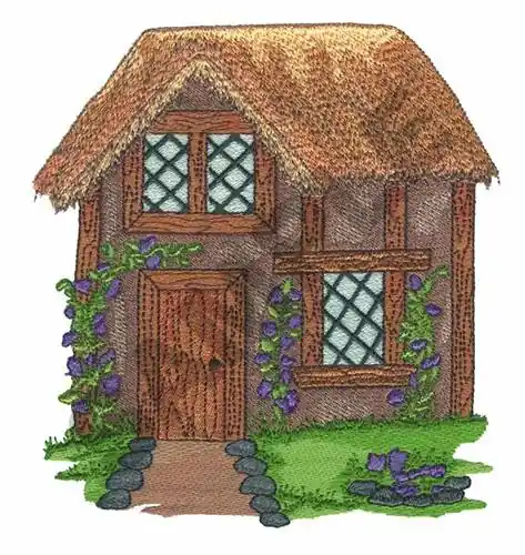 COTTAGE Embroidery Design Get Yours