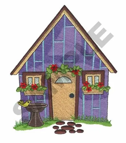 Money Back Guarantee COTTAGE Embroidery Design