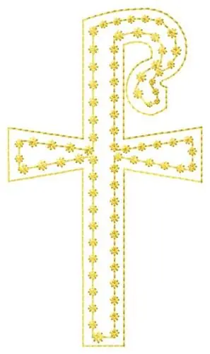 Crafted Shepherds Cross Fill Embroidery Design