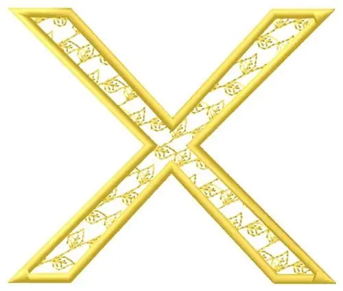 Hassle-Free Returns St. Andrews Cross Embroidery Design