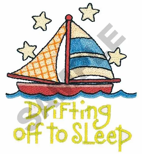 Exclusive DRIFTING OFF TO SLEEP Embroidery Design