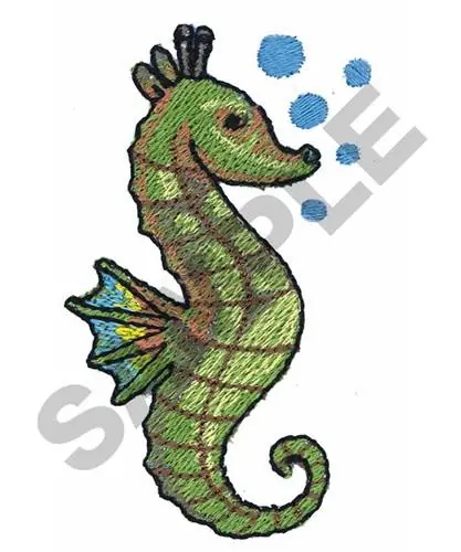 Place Order SEA HORSE Embroidery Design