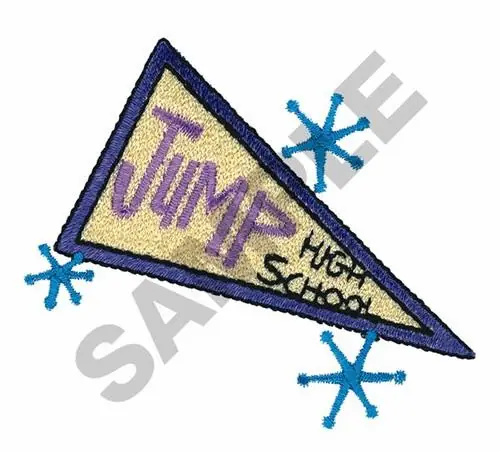 Clearance JUMP BANNER Embroidery Design
