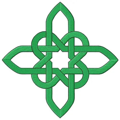 Markdown Celtic Cross Embroidery Design
