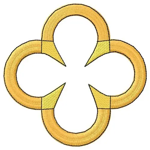 Quatrefoil Embroidery Design Limited Edition