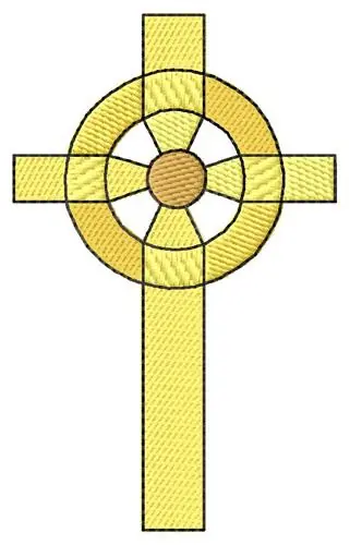 Celtic Cross Embroidery Design Order Now