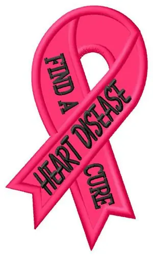 Heart Disease Embroidery Design Free Delivery