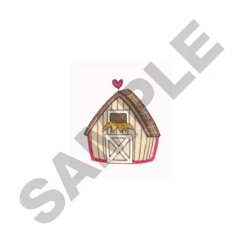 BARN APPLIQUE Embroidery Design Latest