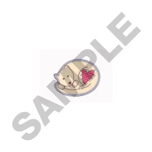 CAT APPLIQUE Embroidery Design Affordable
