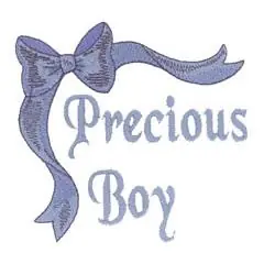 PRECIOUS BOY Embroidery Design Luxury