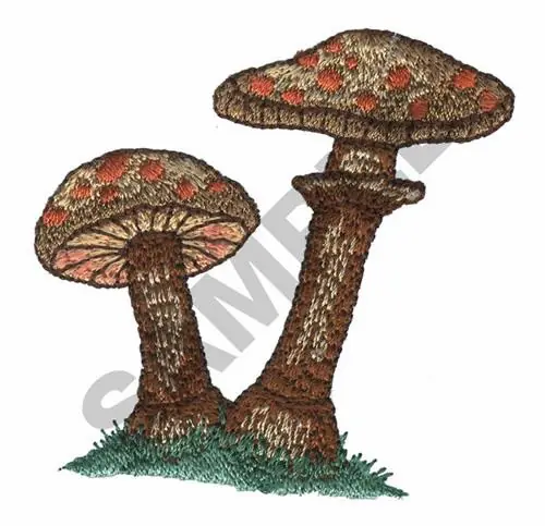 MUSHROOMS Embroidery Design Limited Time