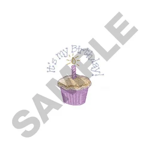 BIRTHDAY CUPCAKE Embroidery Design Best Seller