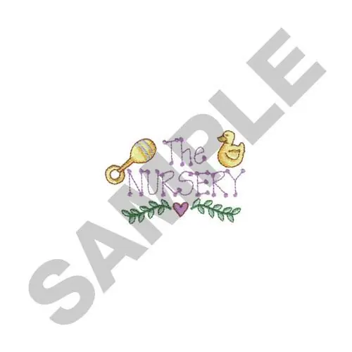 THE NURSERY Embroidery Design Top Pick