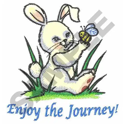 ENJOY THE JOURNEY! Embroidery Design Money Back Guarantee