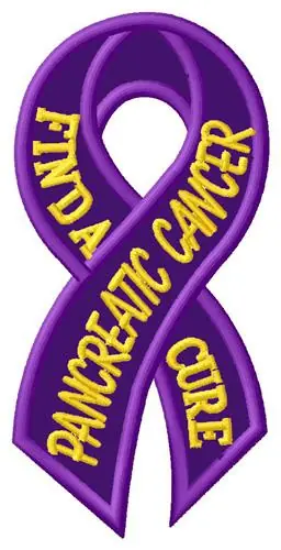 Must Have Pancreatic Cancer Embroidery Design