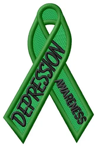Trending Depression Awareness Embroidery Design