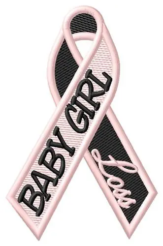 Baby Girl Loss Embroidery Design Clearance