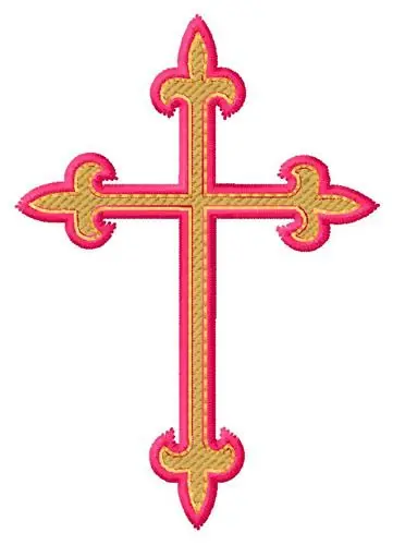 Professional Grade Cross Embroidery Design