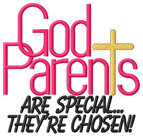 Save Now Godparents Are Special Embroidery Design