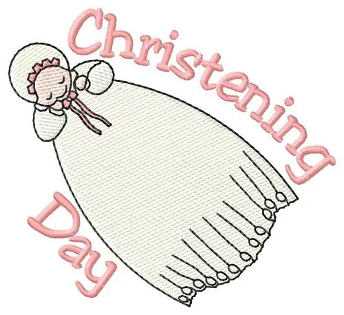 Trusted Brand Christening Day Baby Embroidery Design