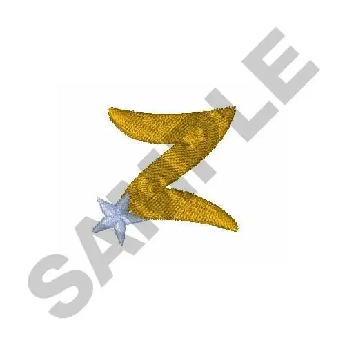 Star Letter z Embroidery Design Editor’s Pick