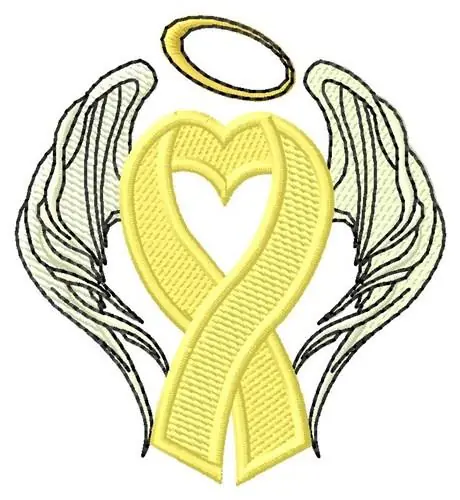 Premium Angel Ribbon Embroidery Design