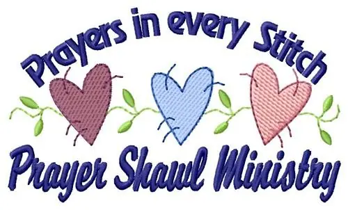 Fresh Stock Prayers In Stitch Embroidery Design