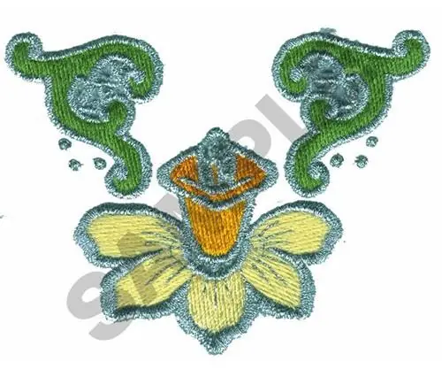 Genuine FLORAL Embroidery Design