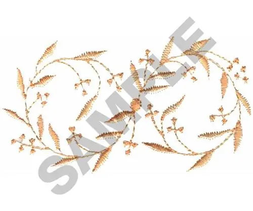 FLORAL PATTERN Embroidery Design Markdown