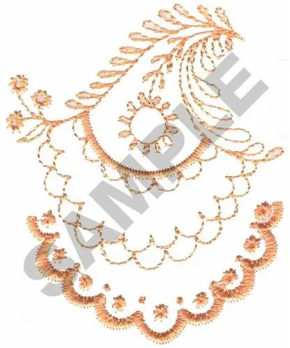 FLORAL MONOGRAM Embroidery Design Latest