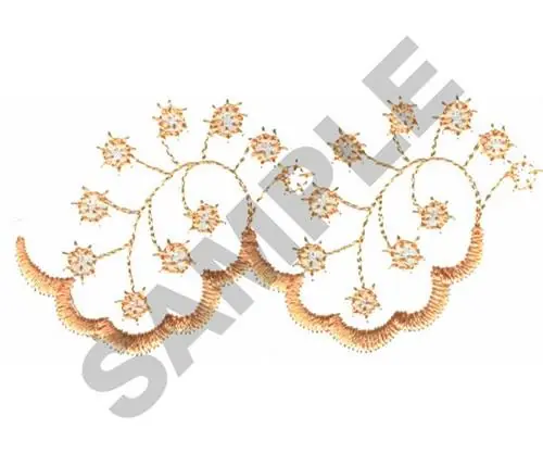 FLORAL MONOGRAM Embroidery Design Low Price