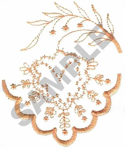 FLORAL MONOGRAM Embroidery Design Grab Now