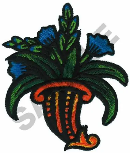 TOLE FLOWER Embroidery Design No Minimum Order